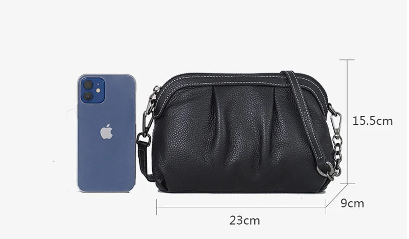 Sac en cuir véritable 3 Anses Femme