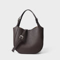 Sac seau cuir véritable  – Initiales Personnalisées