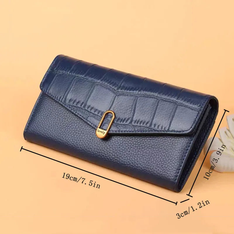 Portefeuille femme cuir PU – Porte-Cartes & Monnaie