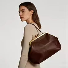 Sac à Main de Luxe à Fermoir pour Femmes MYNELIA