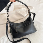 Sac à Main Hobo en Cuir Véritable Vintage – Femme MYNELIA