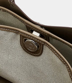 Sac à bandoulière cuir véritable-Pochette amovible