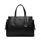 Sac Tote PU Cuir Vegan Souple Double Fermeture