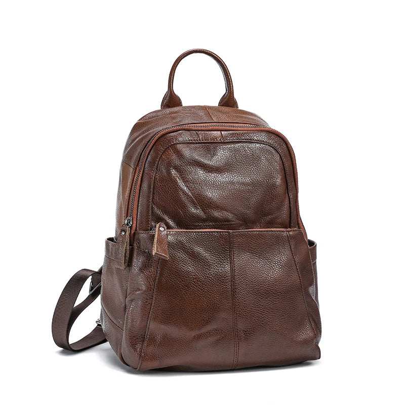 Sac à dos cuir véritable Femme — L'Essentiel Luxueux MYNELIA