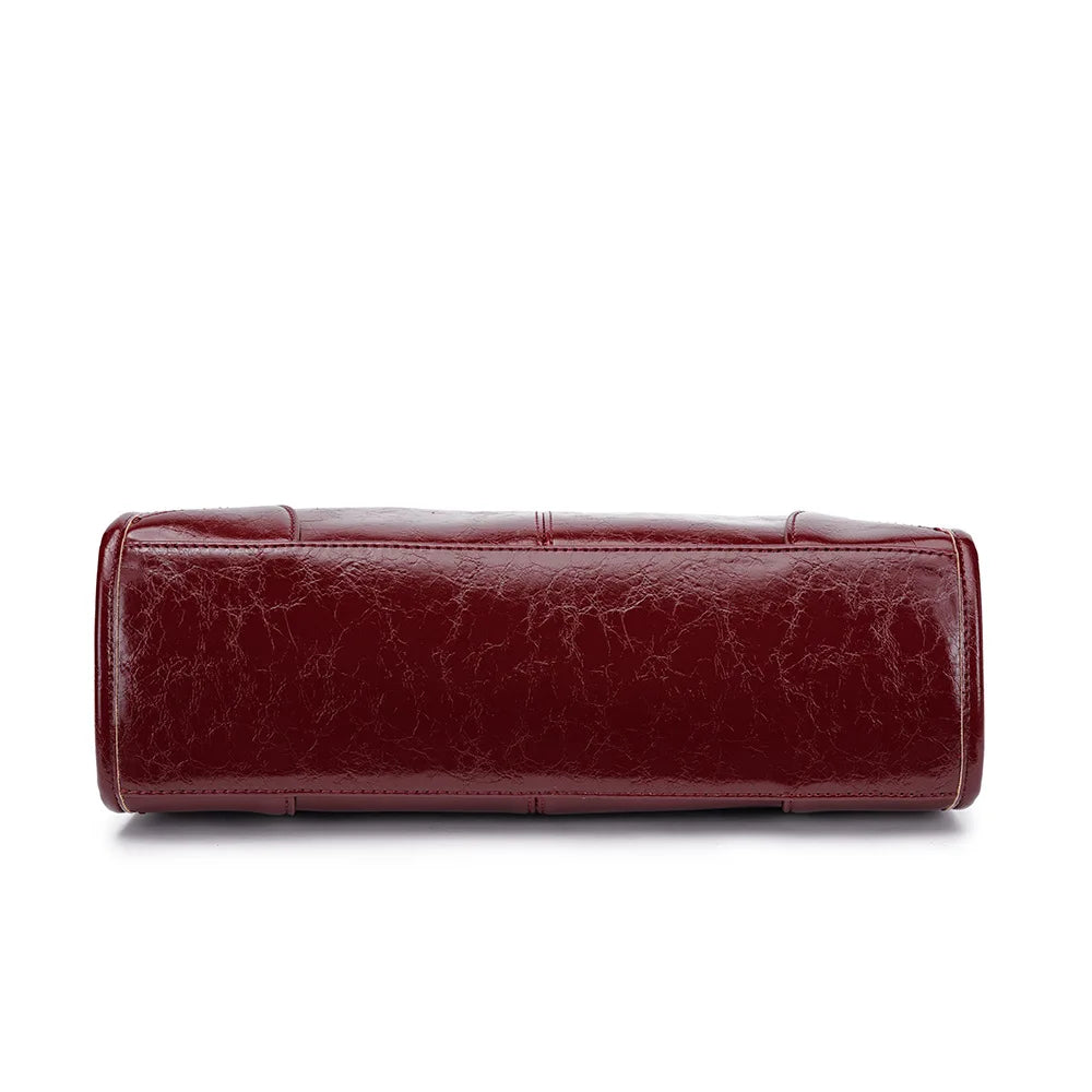 Sac à bandoulière Boston – Cuir ciré Microfibre