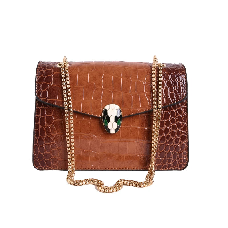 Sac bandoulière femme en simili cuir PU – Coloris variés