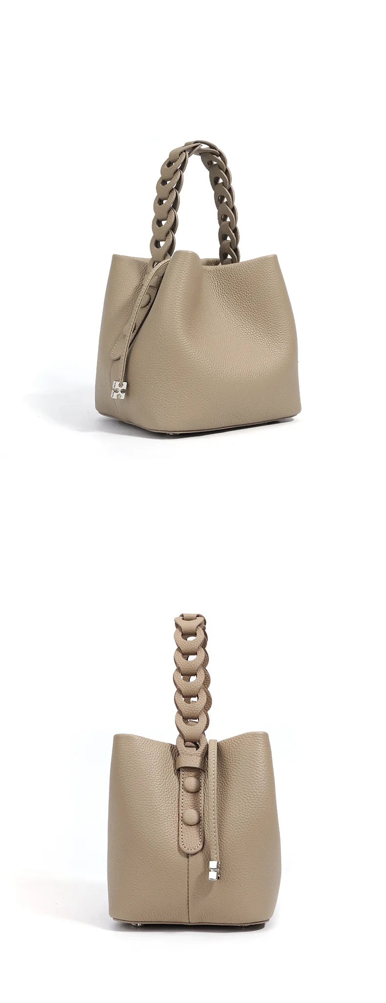 Sac à main cuir véritable – Vachette Texturée & Style Parisien Chic