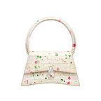 Sac en cuir véritable LAFESTIN – Motif floral,Poche rabat