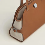 Sac à bandoulière cuir véritable-Pochette amovible