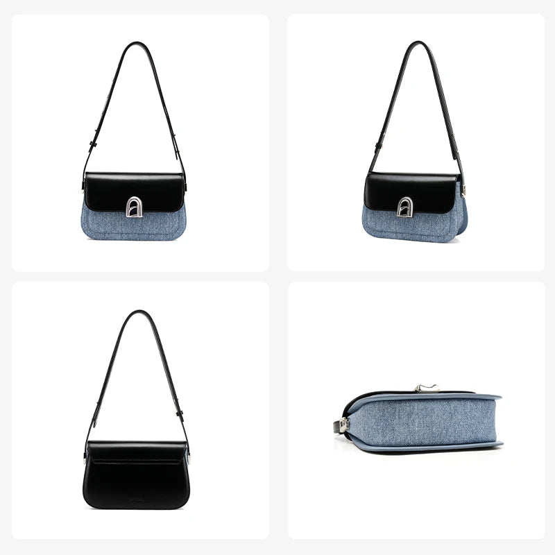 Sac en cuir souple LAFESTIN – Poche Zip,Compartiment nntérieur