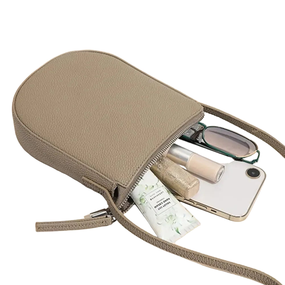 Sac  à bandoulièremotif Litchi – Bandoulière & Épaule