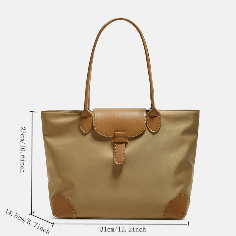 Sac Tote  nylon – Léger fermeture Zip style casual chic