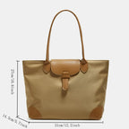 Sac Tote  nylon – Léger fermeture Zip style casual chic