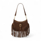 Sac bandoulière femme daim velours