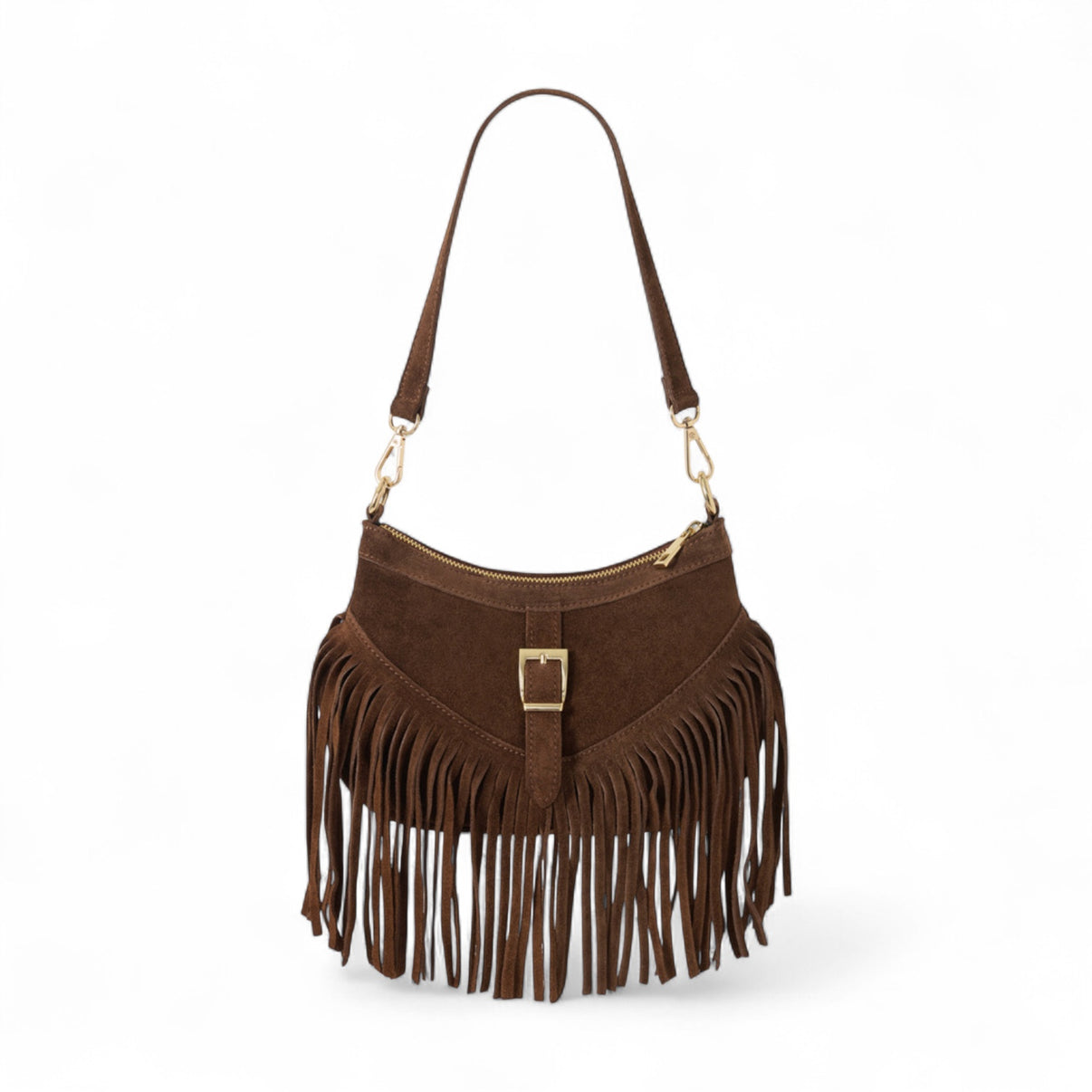 Sac bandoulière femme daim velours