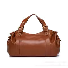 Sac à main en simili cuir souple plissé grande capacité. MYNELIA