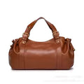 Sac à main en simili cuir souple plissé grande capacité. MYNELIA