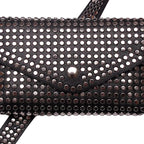 Sac pochette-rivets PU – Style rock