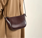 Sac Shell en Cuir véritable Doublure Coton 4 Poches