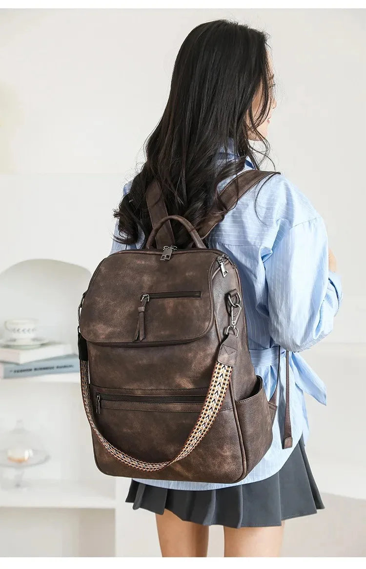 Sac à dos femme grande capacité — L'Art du Voyage Quotidien MYNELIA