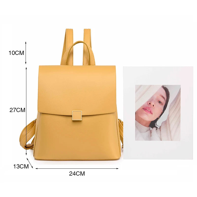 Sac à dos femme en Cuir Synthétique – Léger, Coloré & Quotidien MYNELIA