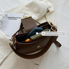 Sac bandoulière cuir PU – Boucle Magnétique