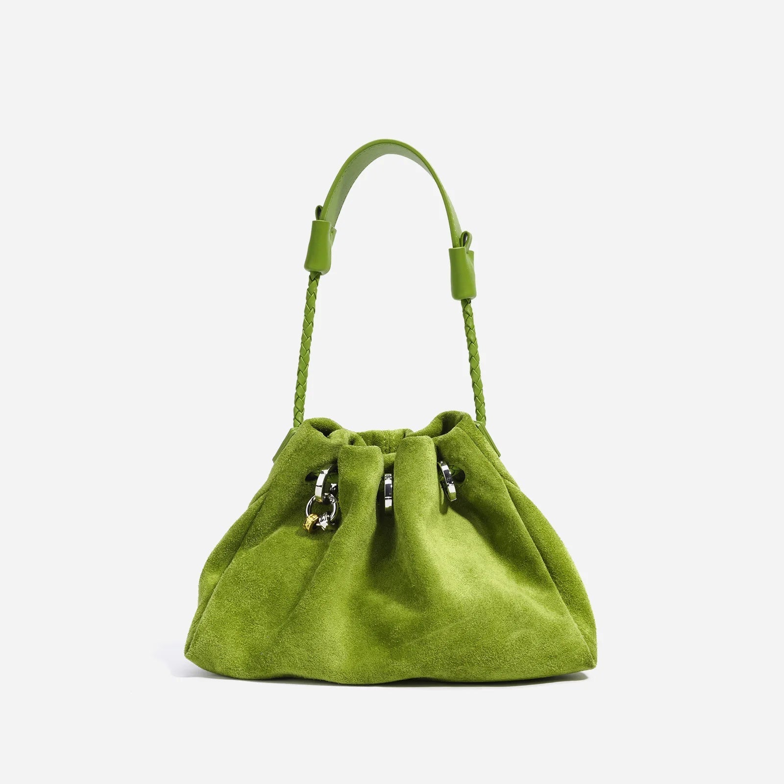 Sac bourse daim cuir véritable– Style vintage Bohème MYNELIA