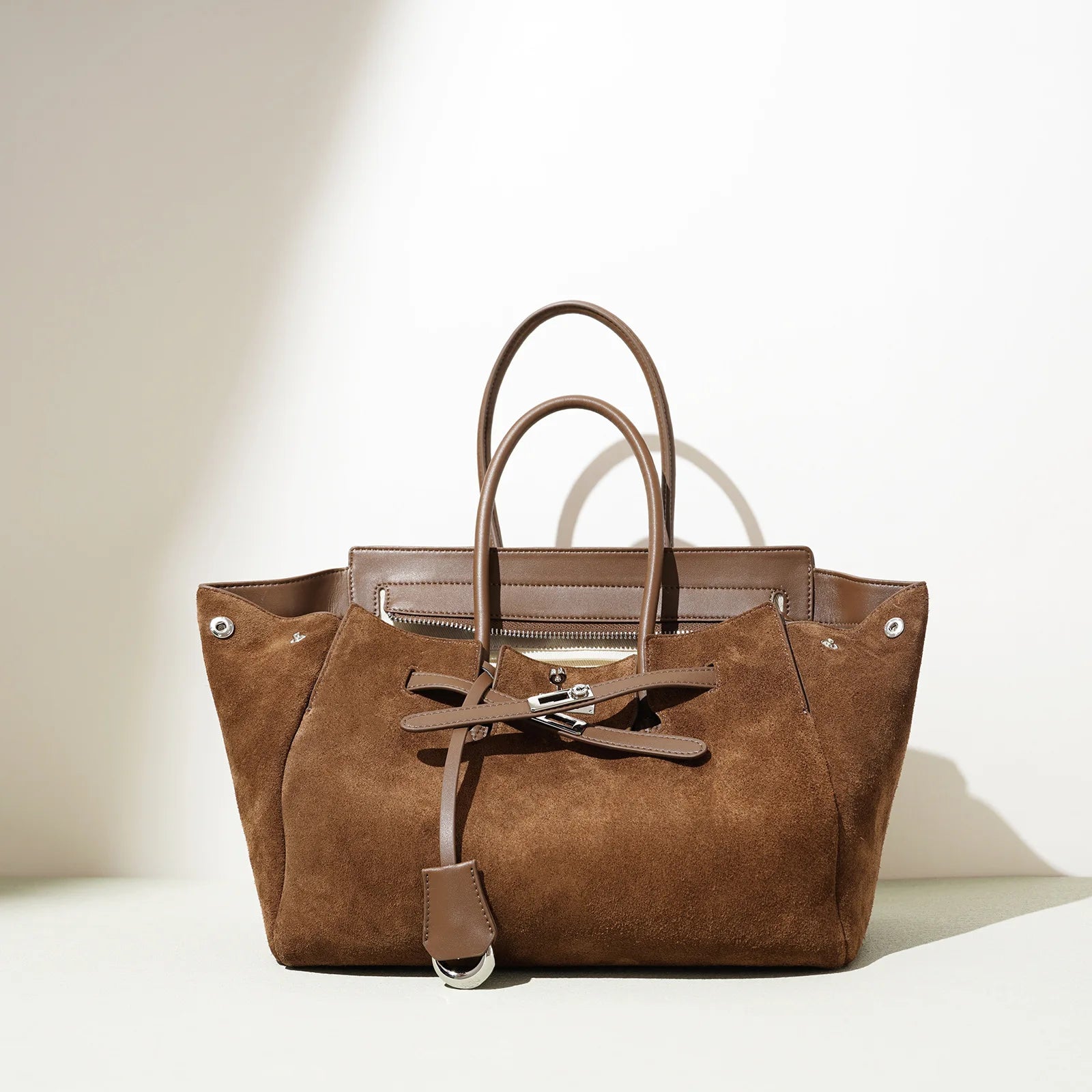 Sac à main Tote Rétro en Daim Femme – Grande capacité,Style Automne MYNELIA