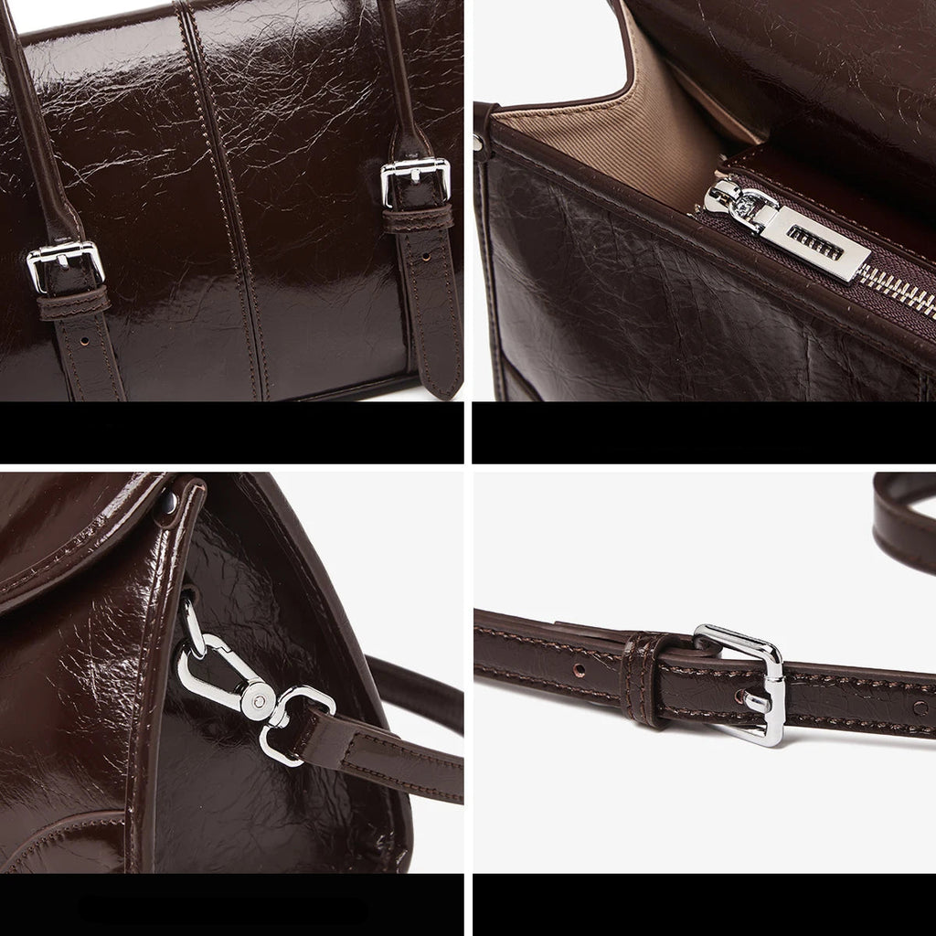 Sac cuir véritable Femme – Style Rétro