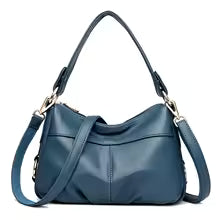 Sac à main en cuir véritable souple MYNELIA