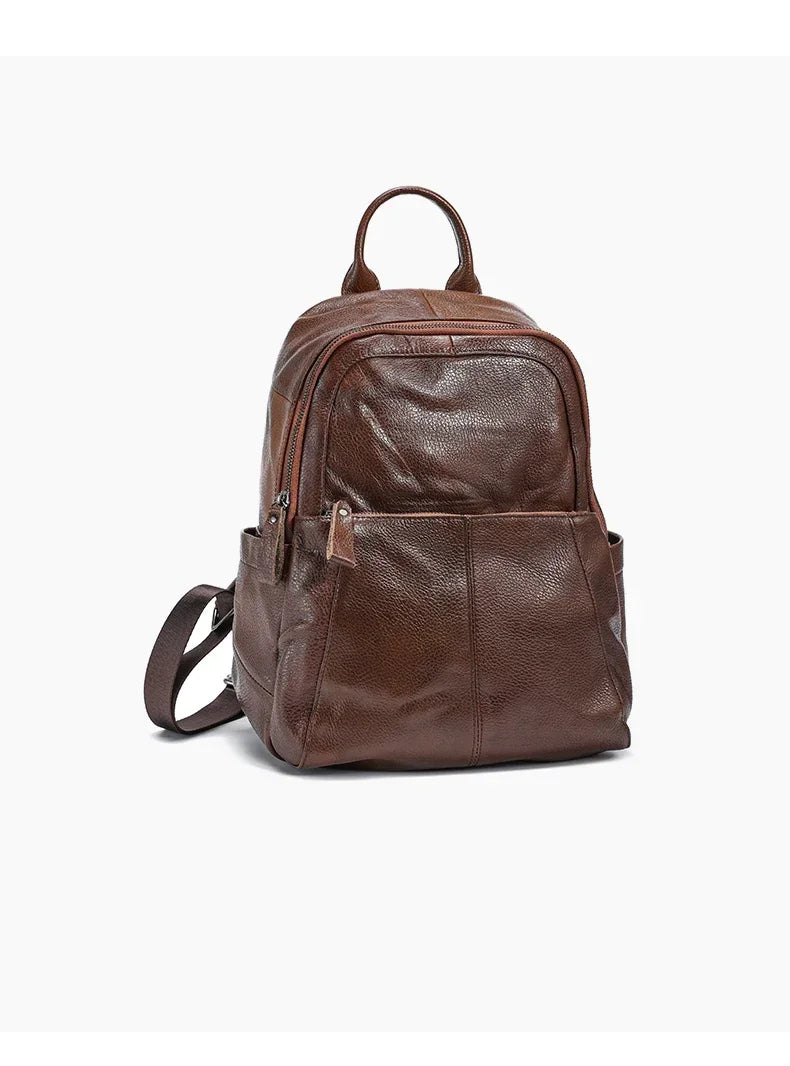 Sac à dos cuir véritable Femme — L'Essentiel Luxueux MYNELIA