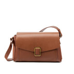 Sac bandoulière en cuir Véritable – Style Rétro,Poches intérieures