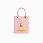 Sac bandoulière femme rigide à visage en relief 3D – TPU