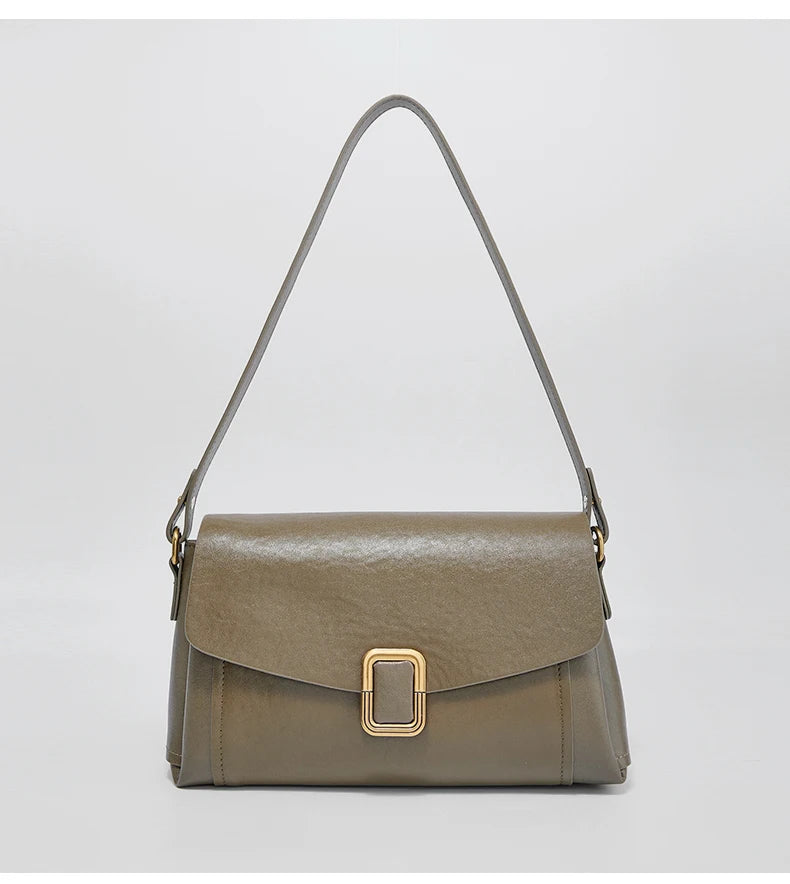 Sac à main bandoulière cuir véritable femme – Style Rétro
