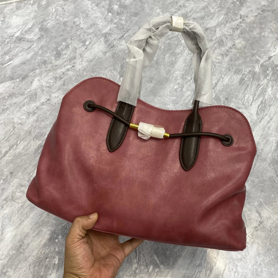 Sac Tote  en cuir PU– Style Vintage Luxe