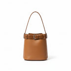 Sac en cuir cuir d’agneau véritable Femme – Doublure fourrure style luxe