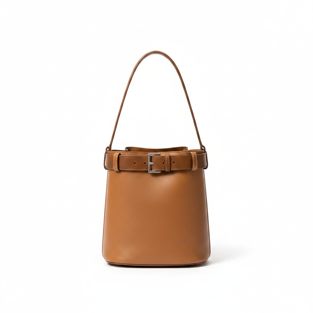 Sac en cuir cuir d’agneau véritable Femme – Doublure fourrure style luxe