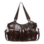 Sac bandoulière rétro – Cuir PU Souple - Style vintage