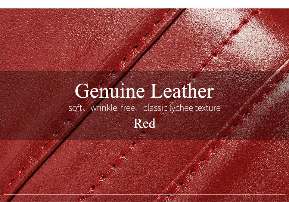 Portefeuille en cuir  véritable – Protection RFID, Grande capacité