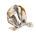 Foulard soie 100% – Motif Paisley rétro