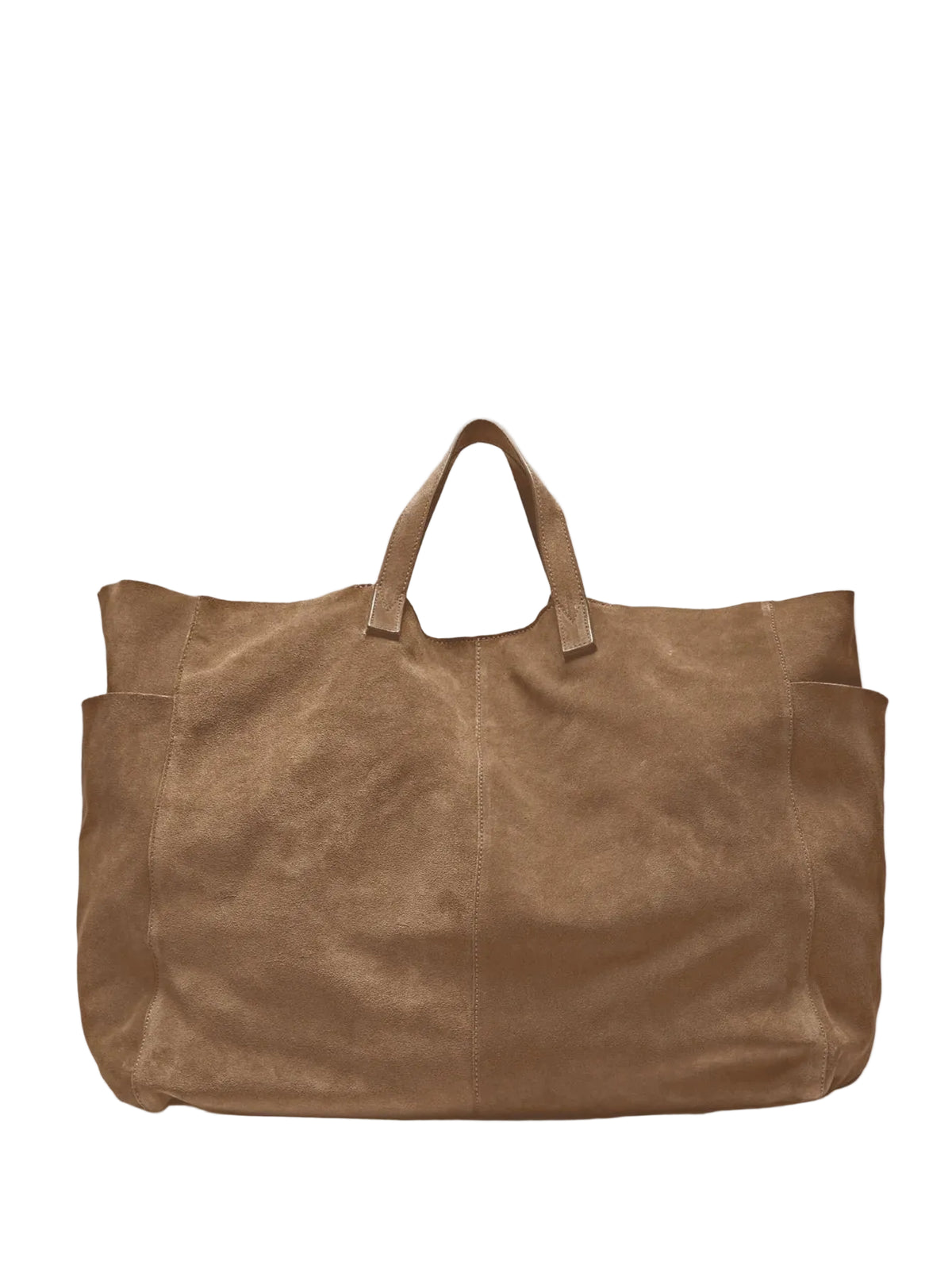 Grand sac cabas aspect suédé