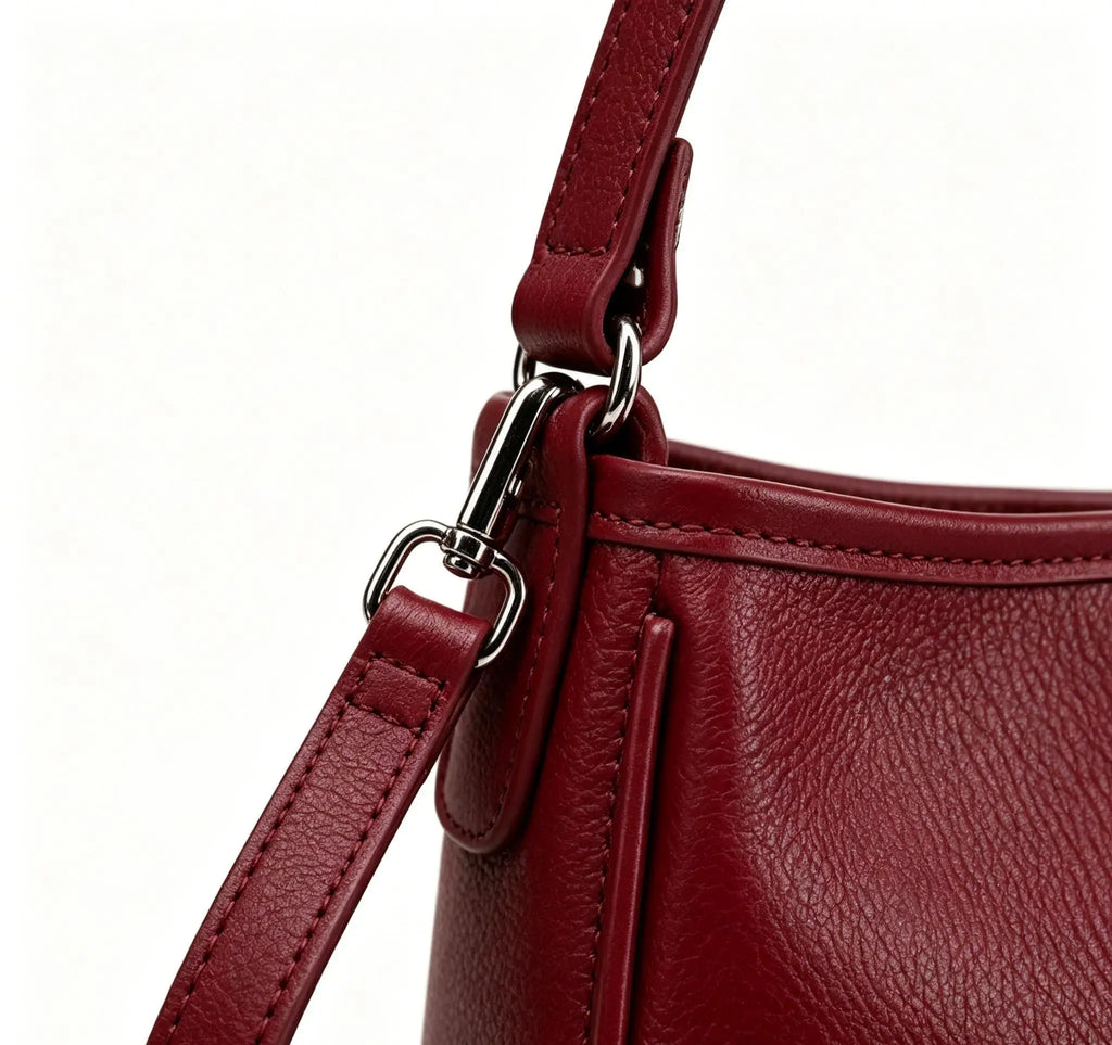 Sac à main en Cuir PU souple – Poche Intérieure,Style Casual Chic