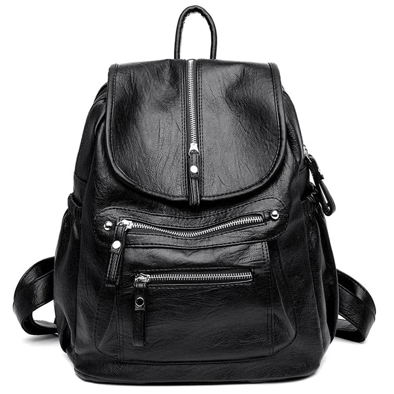 Sac à dos vintage Femme – Simili-Cuir PU Rivets Style Fashion