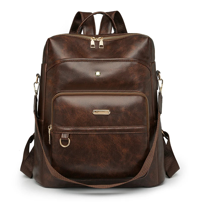 Sac à dos PU – Décoratifs grande capacité Casual
