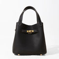 Sac seau cuir vache première couche – Style street chic MYNELIA