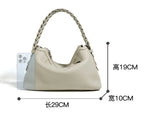 Sac à main cuir vachette femme–Vintage compartimenté Style chic