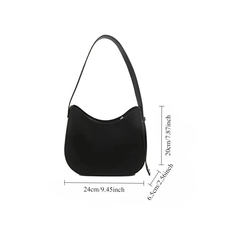 Sac à main Hobo cuir souple — La Désinvolture Élégante MYNELIA