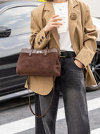 Sac à mainTote en Cuir Véritable Femme – Élégance Intemporelle MYNELIA
