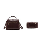 Sac à main cuir véritable vintage – Bandoulière & Épaule