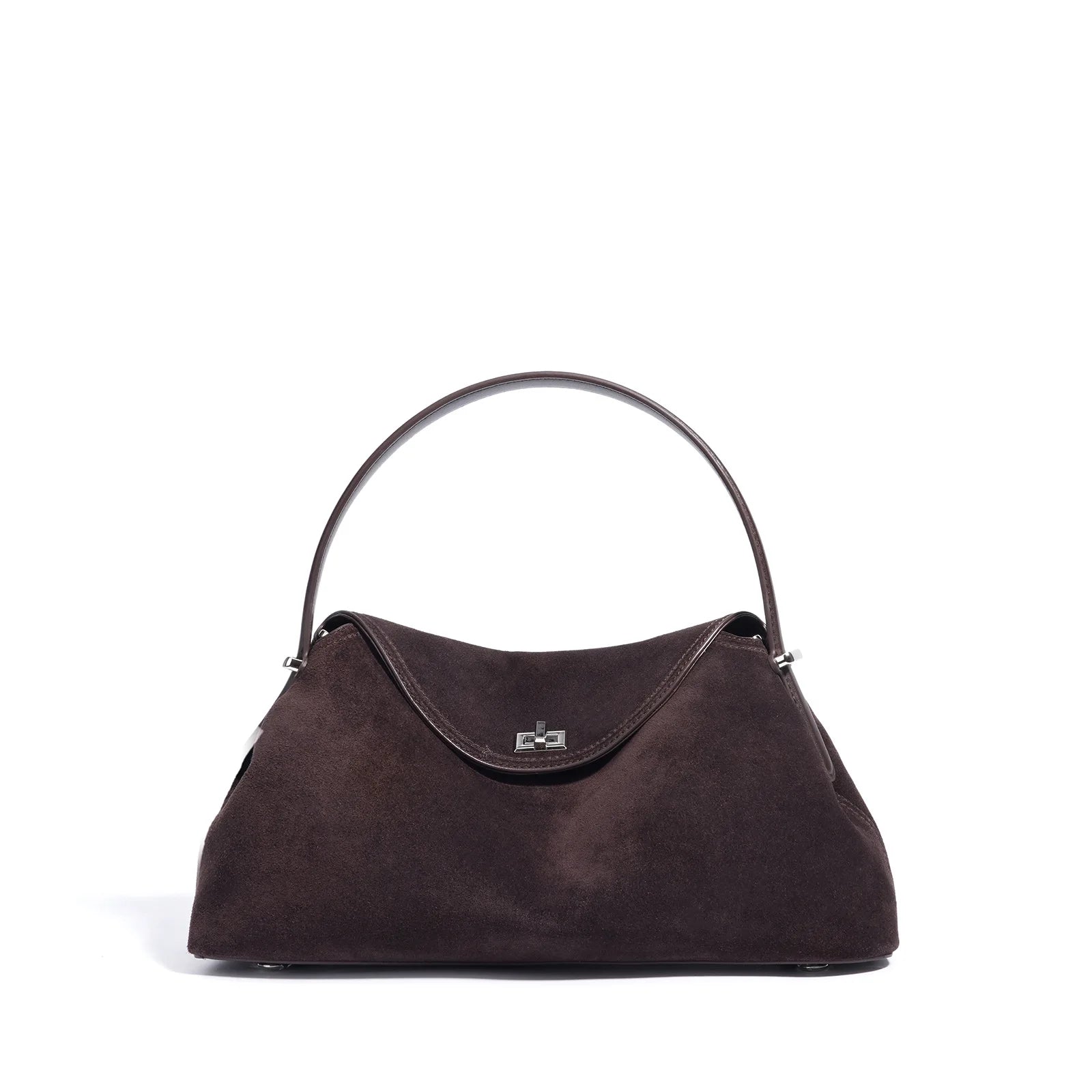 Sac Hobo Cuir Suède Véritable Femme – Grande capacité